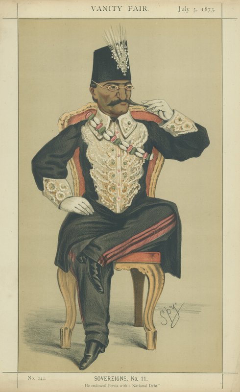 Nasszer-Ed-Din-Shah, HIM Perzsia sahja alkotó: Leslie Matthew Ward