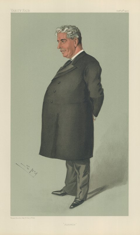 Sir Edmund Barton alkotó: Leslie Matthew Ward