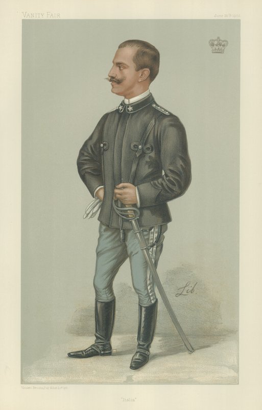 Viktor Emanuel III alkotó: Liborio Prosperi