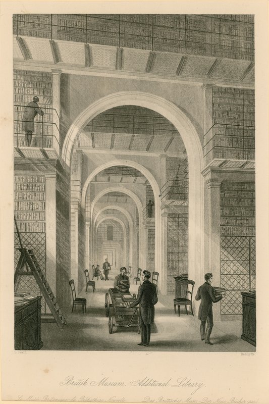 British Museum, kiegészítő könyvtár alkotó: Llewellyn Jewitt