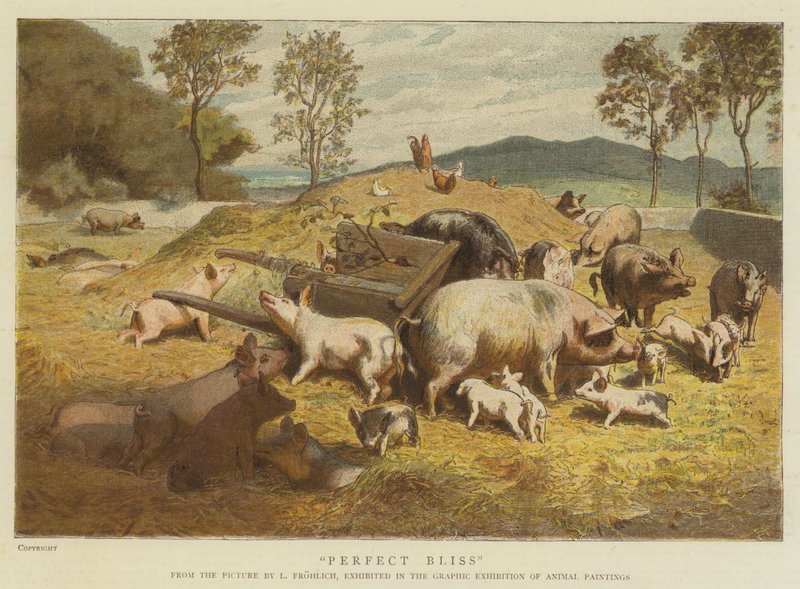 Perfect Bliss (chromolitho) alkotó: Lorens Frolich