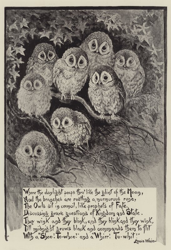 Louis Wain baglyai alkotó: Louis Wain