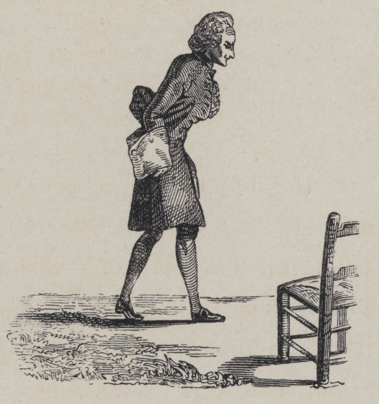 Jean-Philippe Rameau francia zeneszerző (metszet) alkotó: Louis Carrogis (after) Carmontelle