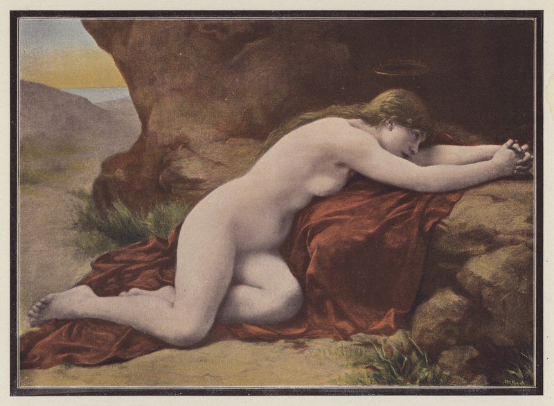 Mária Magdolna (színes litó) alkotó: Louis Courtat