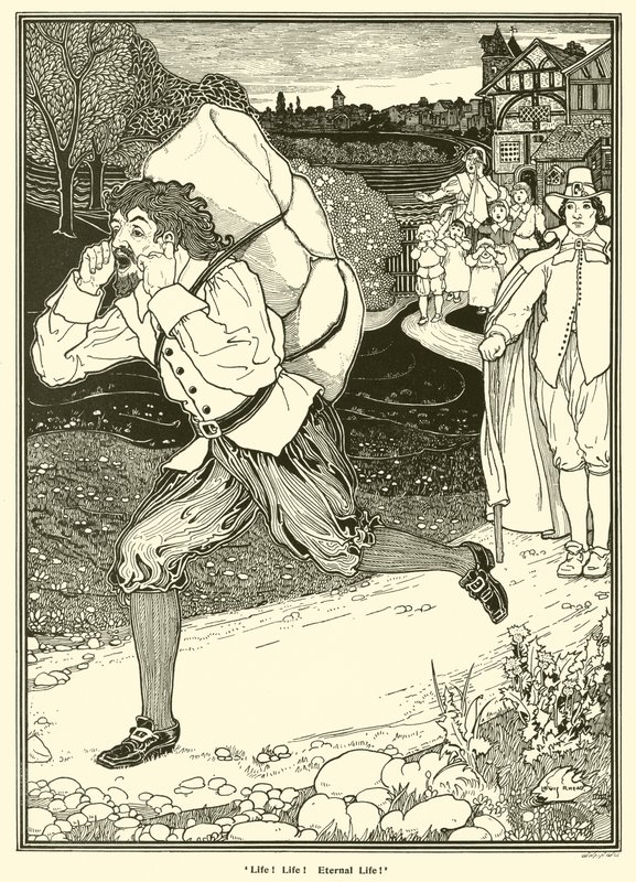 Élet! Élet! Örök élet! (metszés) alkotó: Louis John Rhead