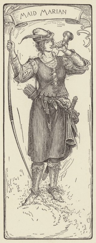 Marian szobalány alkotó: Louis John Rhead