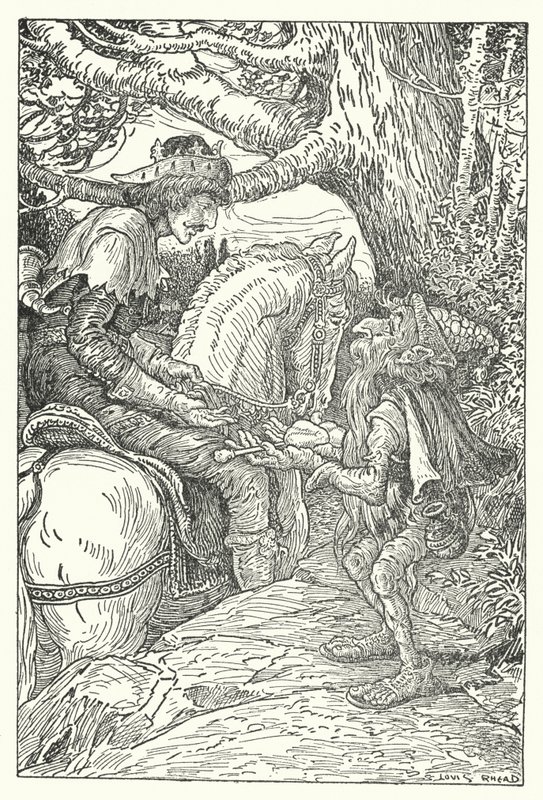 Az élet vize (litho) alkotó: Louis John Rhead