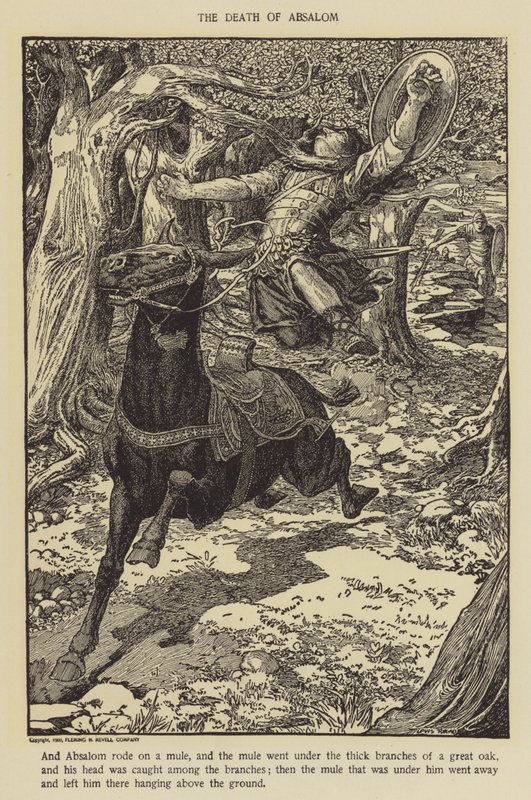 Absolon halála alkotó: Louis John Rhead