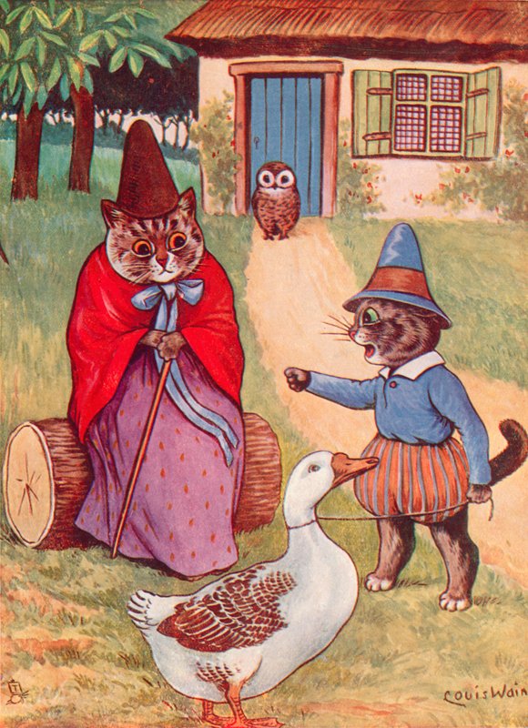 Anya lúd otthon alkotó: Louis Wain