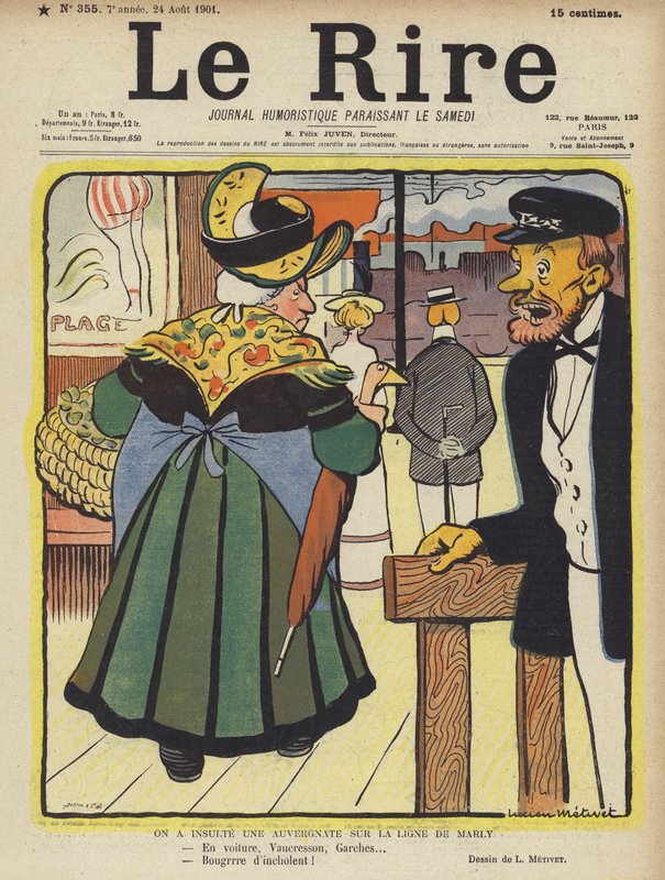 Illusztráció Le Rire alkotó: Lucien Metivet