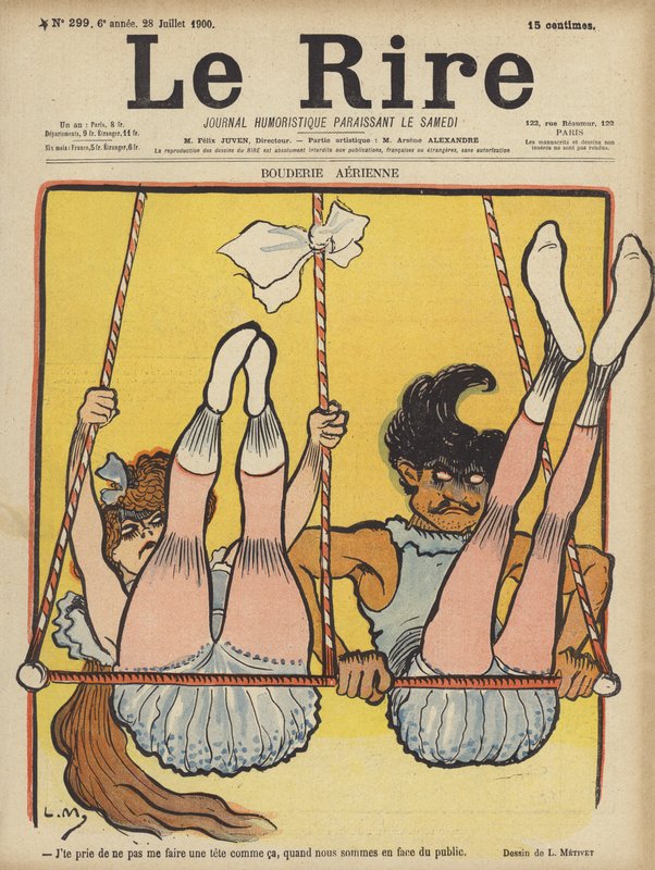 Illusztráció Le Rire alkotó: Lucien Metivet