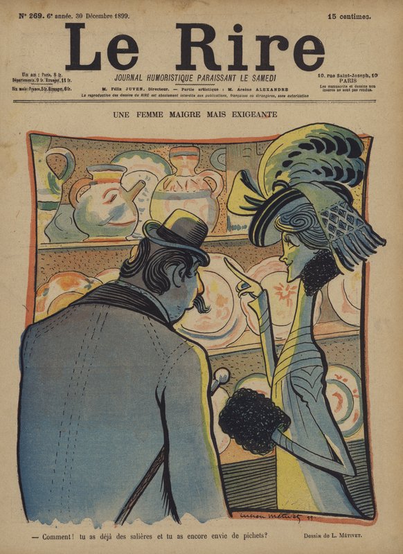 Illusztráció Le Rire alkotó: Lucien Metivet