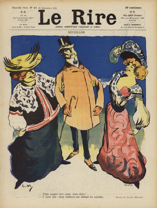 Illusztráció Le Rire alkotó: Lucien Metivet