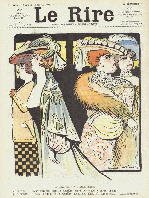 Illusztráció Le Rire alkotó: Lucien Metivet