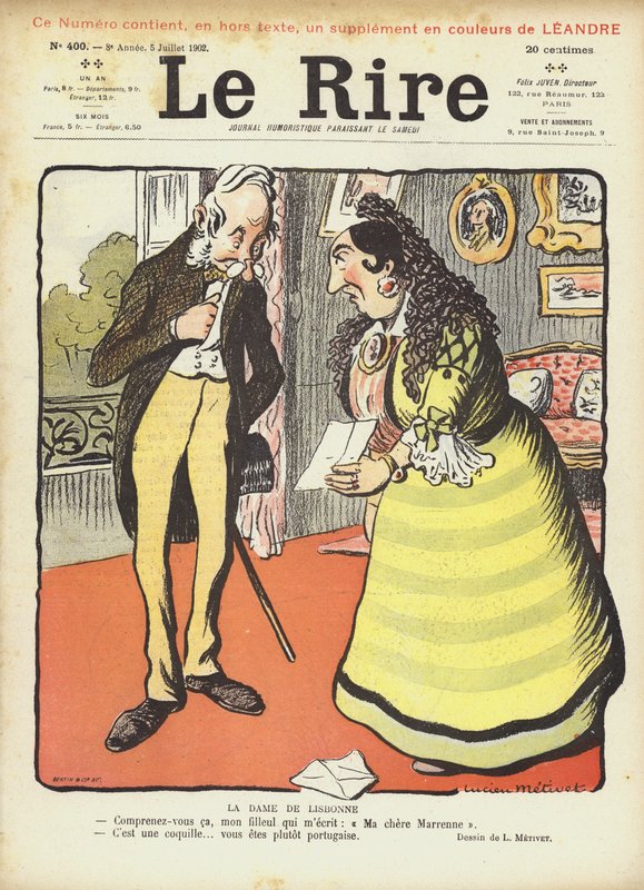 Illusztráció Le Rire alkotó: Lucien Metivet