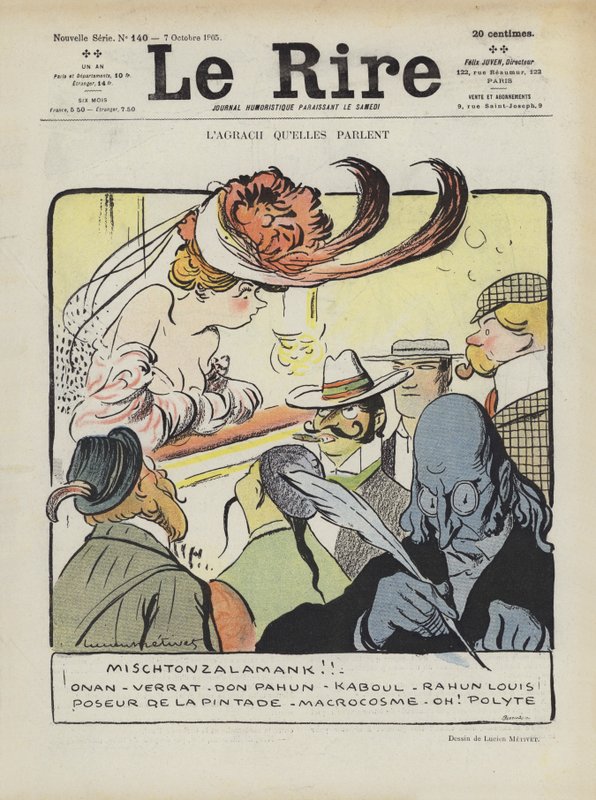 Illusztráció Le Rire alkotó: Lucien Metivet