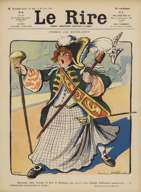 Illusztráció Le Rire alkotó: Lucien Metivet