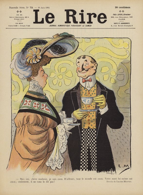 Illusztráció Le Rire alkotó: Lucien Metivet