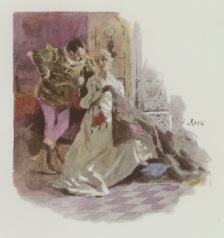 Illusztráció a Notre-Dame De Paris-hoz, Victor Hugo alkotó: Lucius Rossi