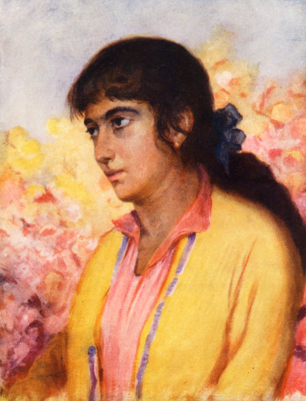 Örmény lány (színes litográfia) alkotó: Margaret Thomas