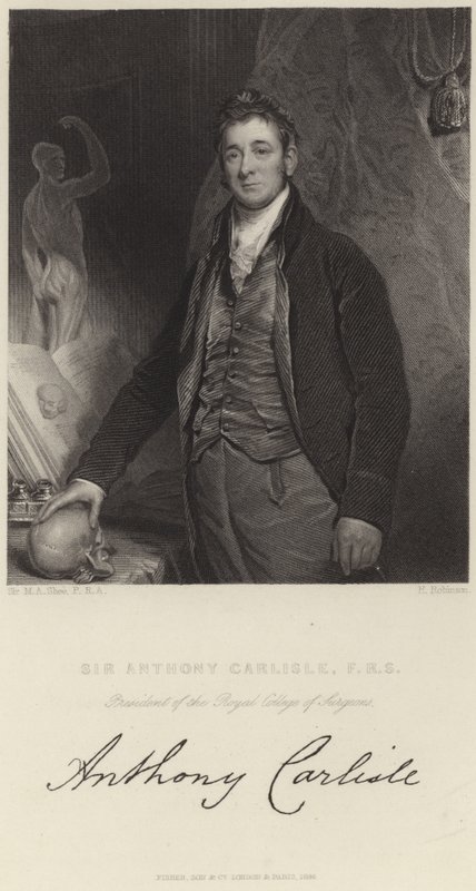 Anthony Carlisle alkotó: Martin Archer Shee