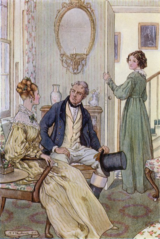 Illusztráció feleségek és lányok számára, Mrs. Gaskell alkotó: Mary V. Wheelhouse