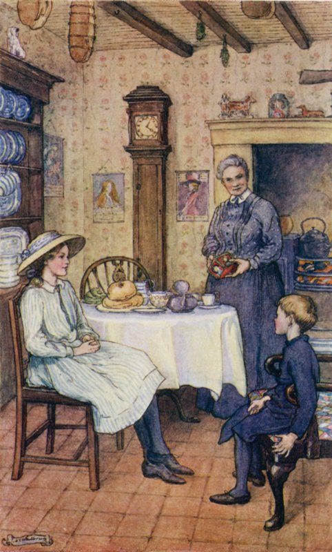 Jelenet a Lassú kocsiból, Edward Verrall Lucas alkotó: Mary V. Wheelhouse
