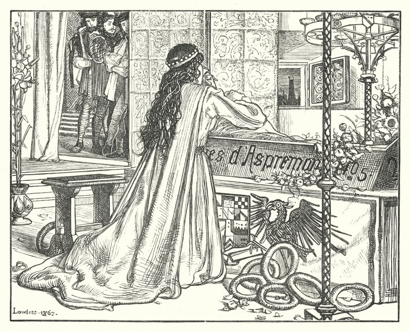 The Lady Witch (metszet) alkotó: Matthew James (attr. to) Lawless