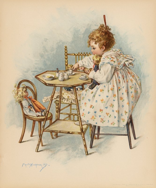 Anyai gondoskodás (színes litó) alkotó: Maud Humphrey