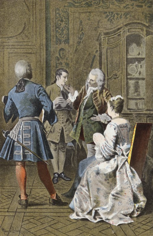 Monsieur G M házában alkotó: Maurice Leloir