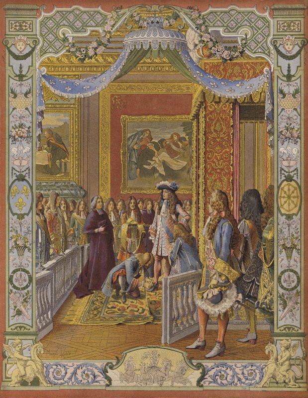 Lajos király karja XIV alkotó: Maurice Leloir