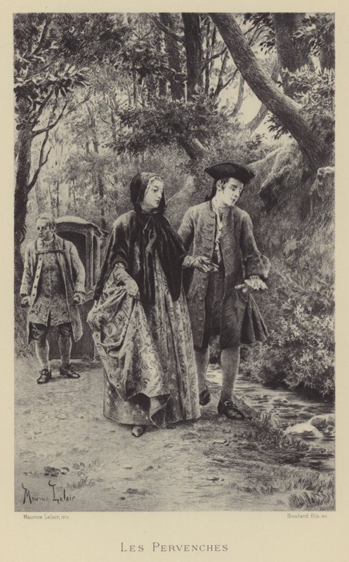 A sziklák (mélynyomat) alkotó: Maurice Leloir
