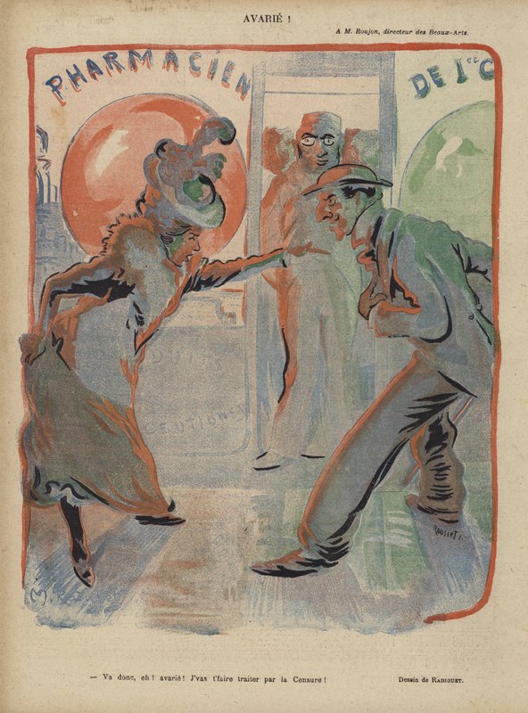 Illusztráció Le Rire alkotó: Maurice Radiguet