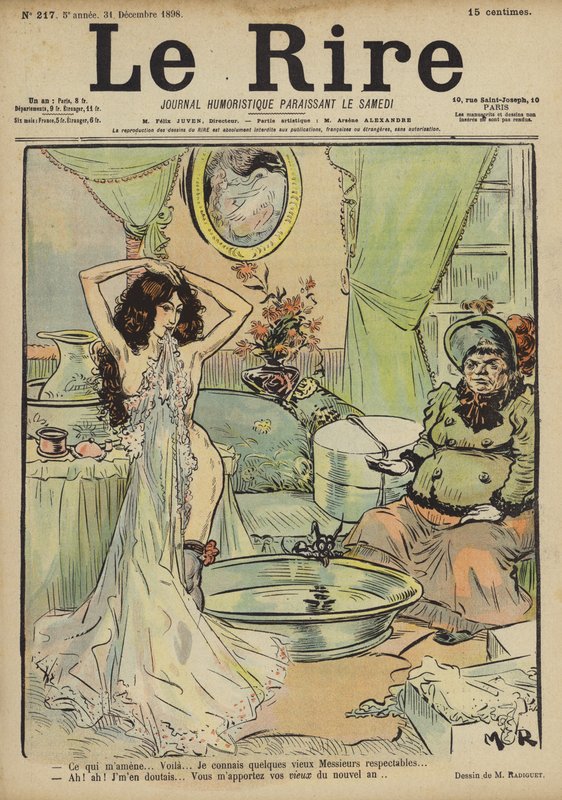 Illusztráció Le Rire alkotó: Maurice Radiguet