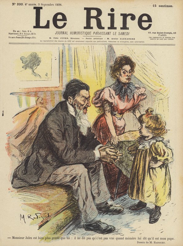 Illusztráció Le Rire alkotó: Maurice Radiguet