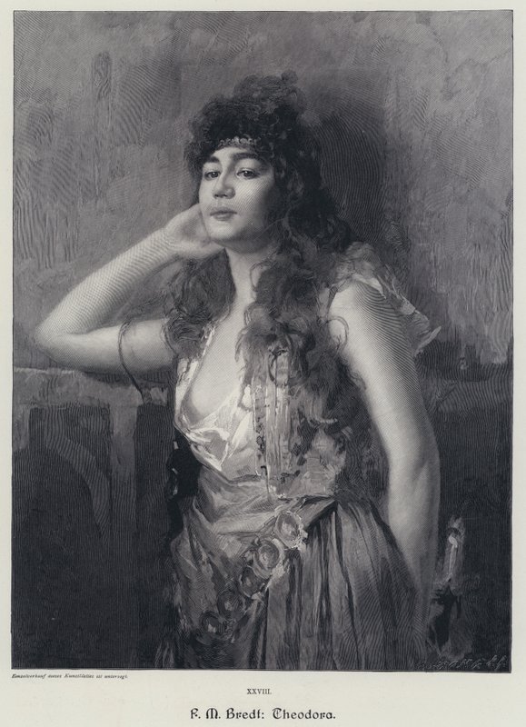 Theodora (metszet) alkotó: Max Ferdinand Bredt