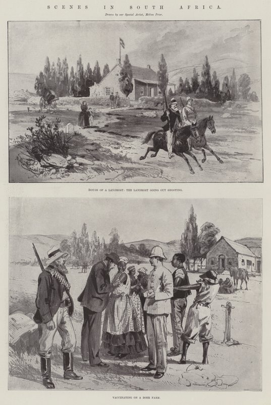 Jelenetek Dél-Afrikában alkotó: Melton Prior