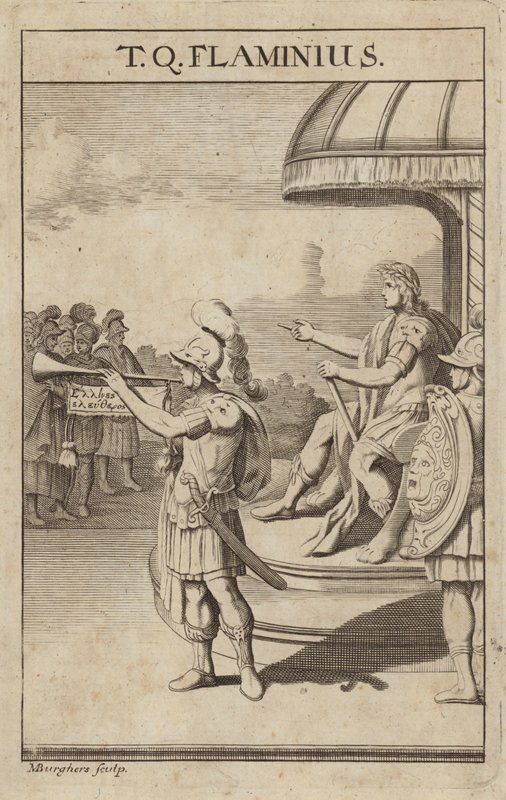 Titus Quinctius Flaminimus római hadvezér alkotó: Michael Burghers