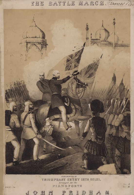 A harci menet (litho) alkotó: Michael Hanhart