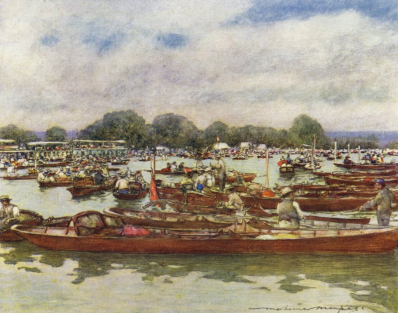 Henley Regatta alkotó: Mortimer Ludington Menpes
