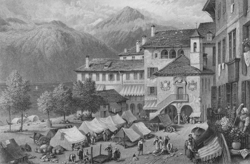 Oita (metszet) alkotó: Myles Birket (after) Foster
