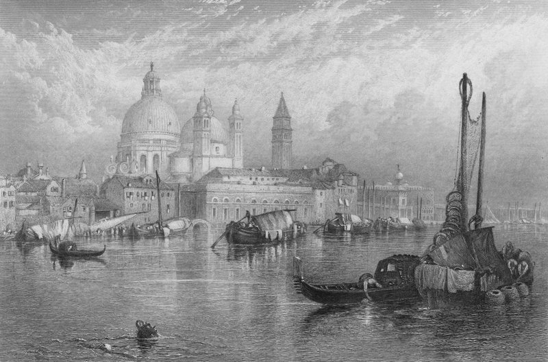 Velence (metszet) alkotó: Myles Birket (after) Foster