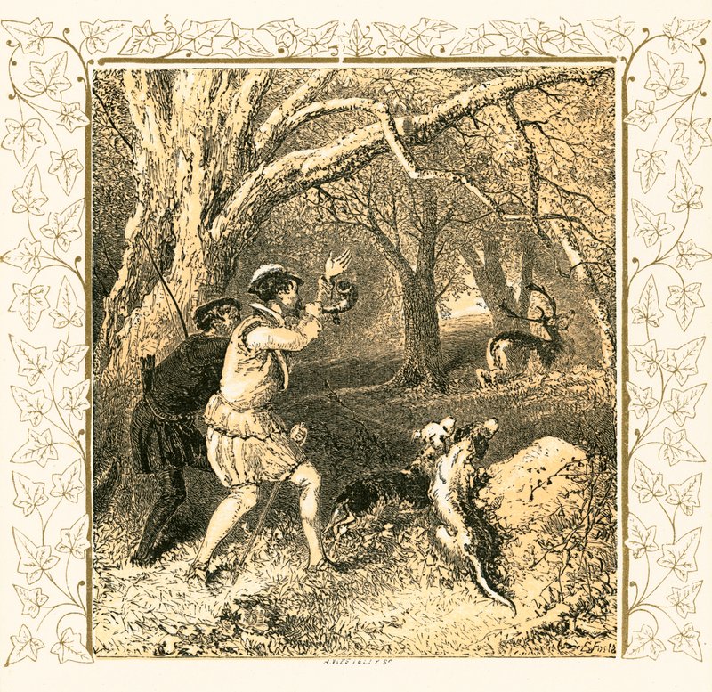 Vadászat alkotó: Myles Birket Foster