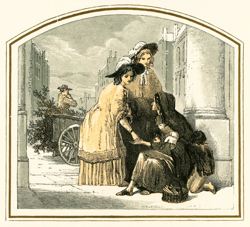 Karácsony közeledte alkotó: Myles Birket Foster