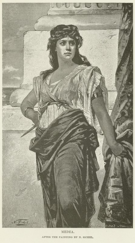 Médeia (metszet) alkotó: Nathaniel Sichel