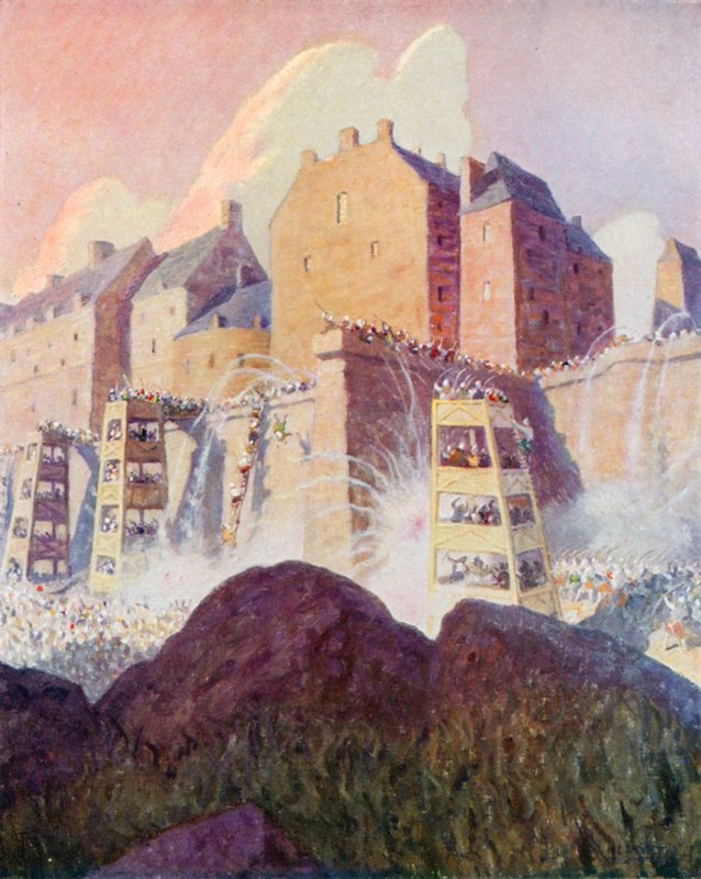 A Stirling-kastélyi csata alkotó: Newell Convers (after) Wyeth