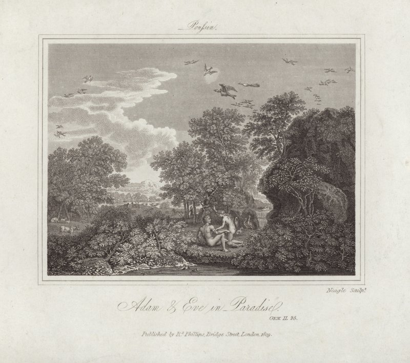 Ádám és Éva alkotó: Nicolas Poussin