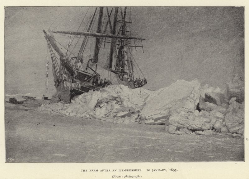 A Fram jégnyomás után alkotó: Norwegian Photographer