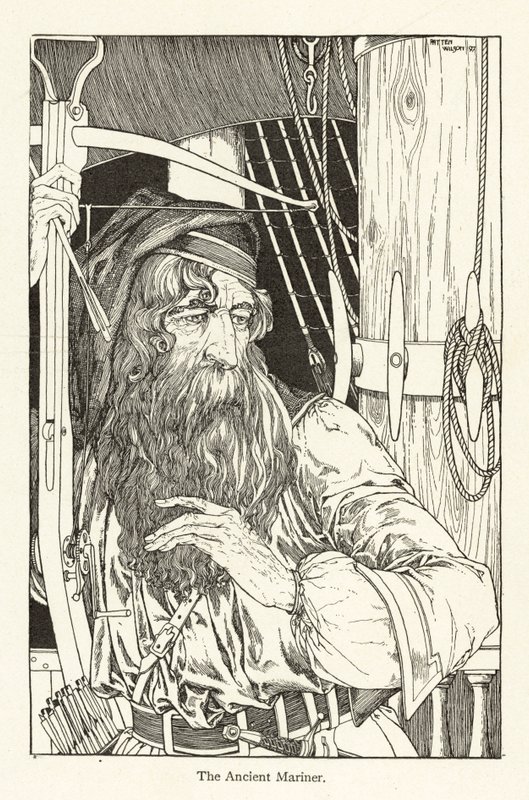 Rime of the Ancient Mariner (metszet) alkotó: Patten Wilson
