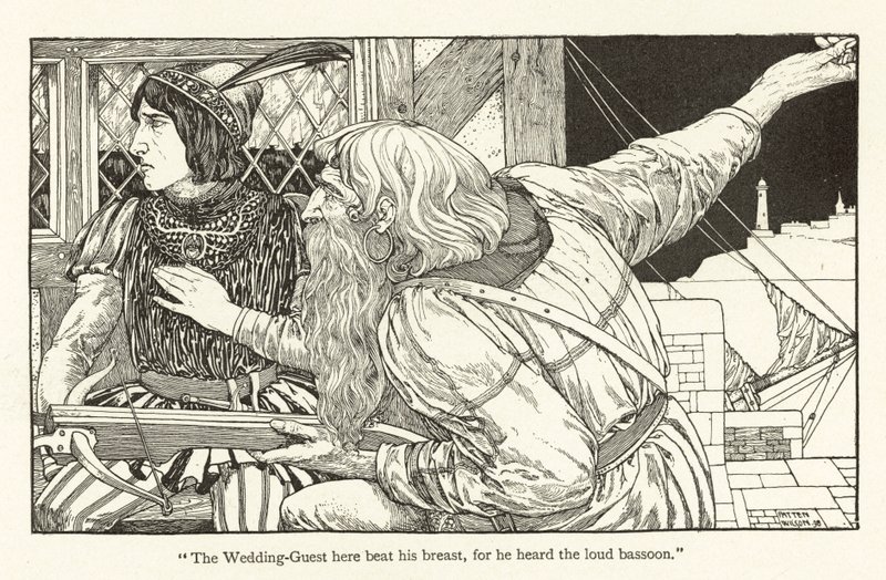 Rime of the Ancient Mariner (metszet) alkotó: Patten Wilson
